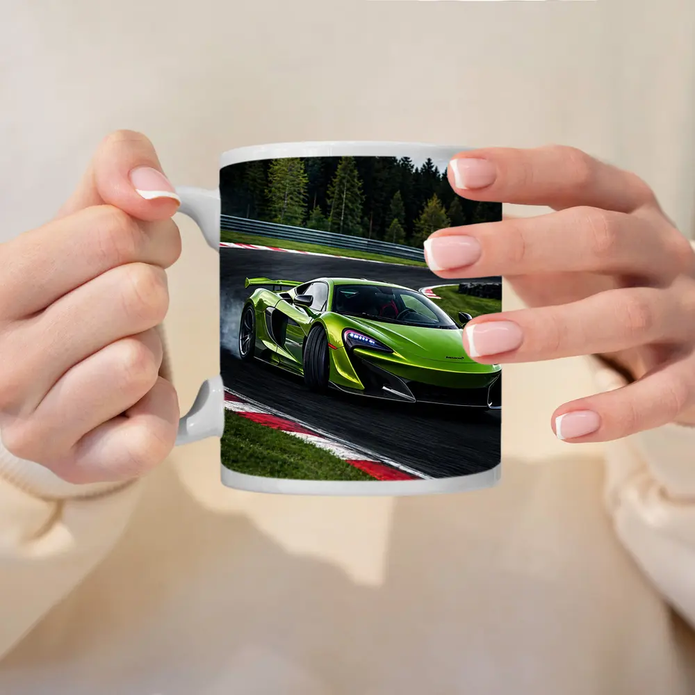 McLaren 600LT Green Drifting Race Track – Mugs