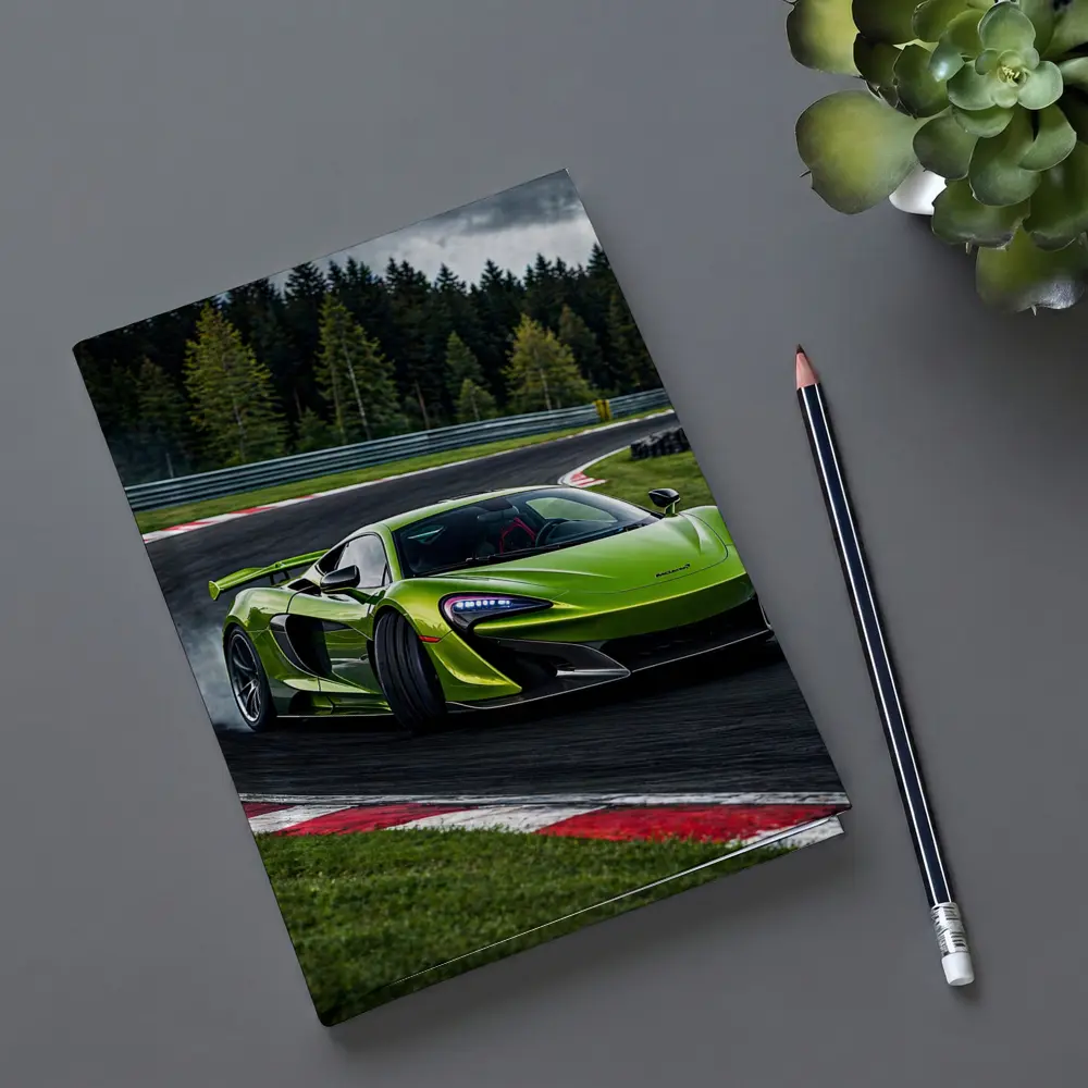 McLaren 600LT Green Drifting Race Track – Notebooks
