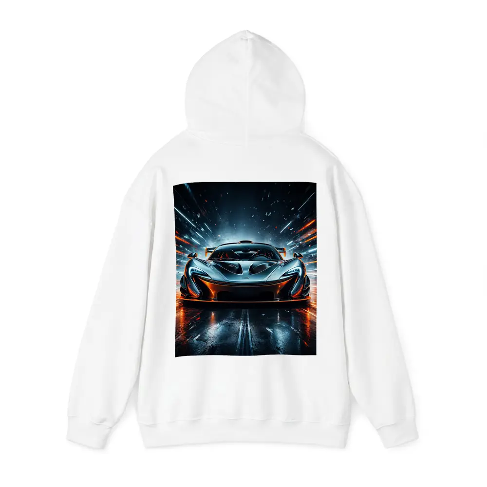 McLaren P1 Supercar Neon Night Track – Hoodies