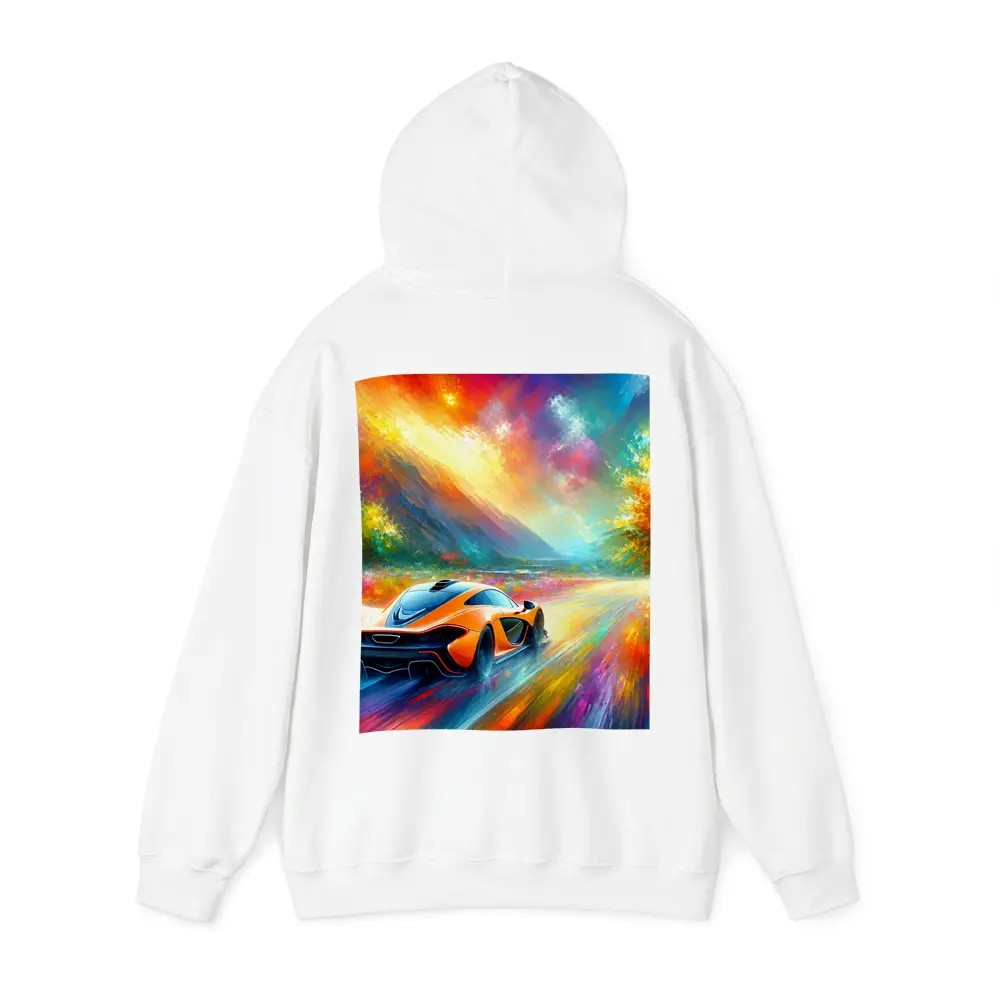 McLaren P1 Colorful Impressionist Painting Art – Hoodies