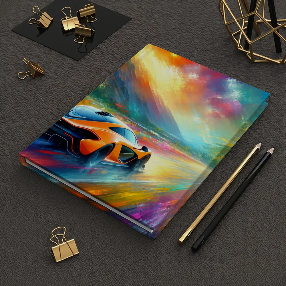 McLaren P1 Colorful Impressionist Painting Art – Notebooks