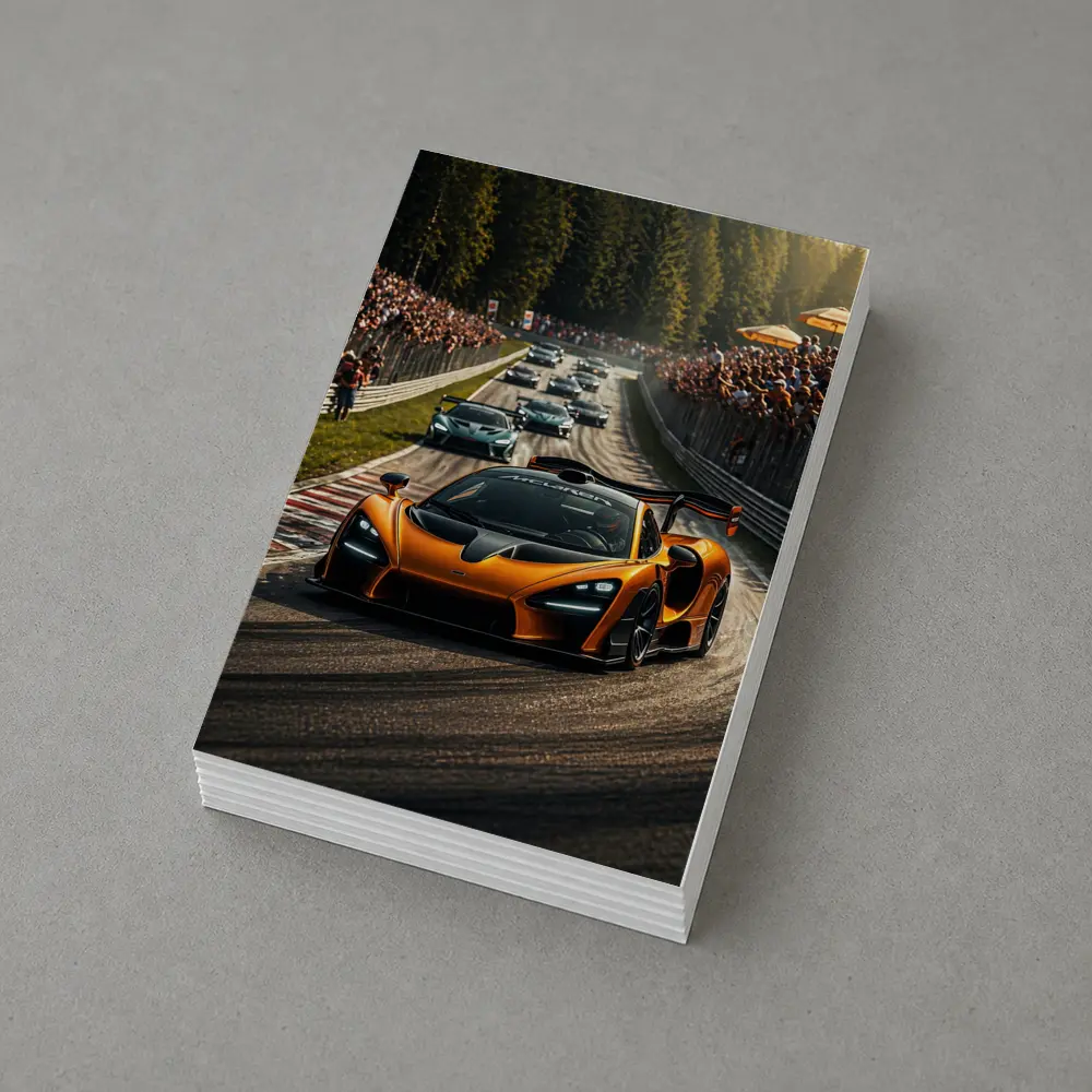 McLaren Senna Racing at Nurburgring Track – Postcards