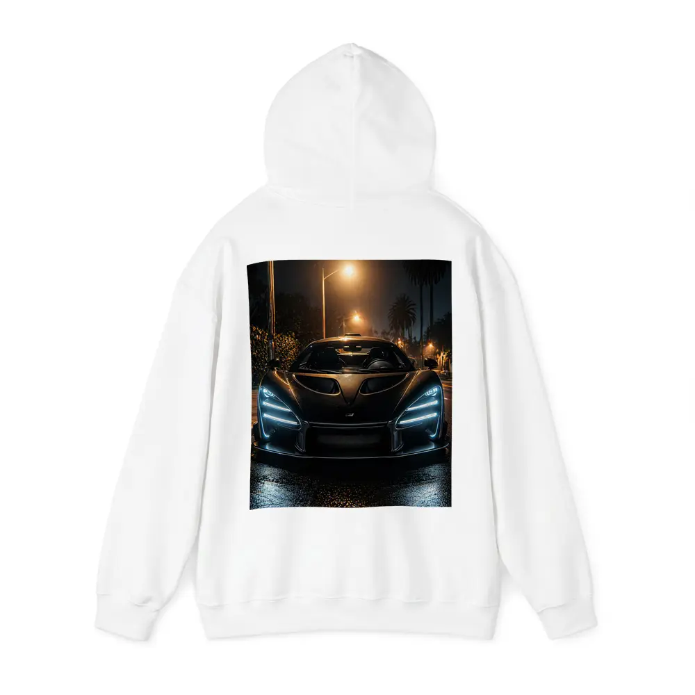 McLaren Senna Black Car Night Street – Hoodies