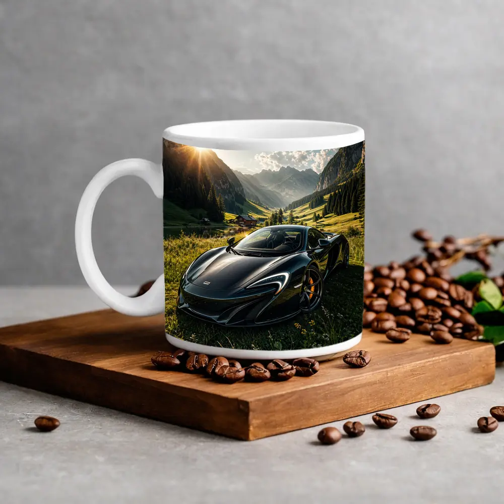 McLaren 570S Black Supercar Alpine Valley – Mugs