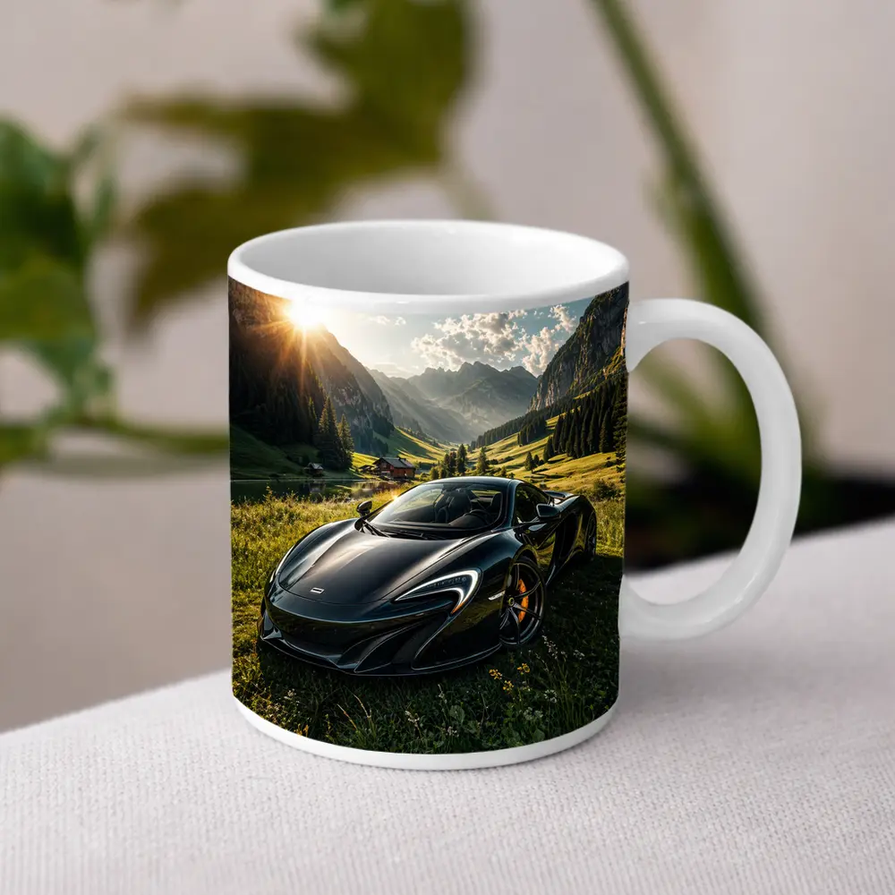 McLaren 570S Black Supercar Alpine Valley – Mugs