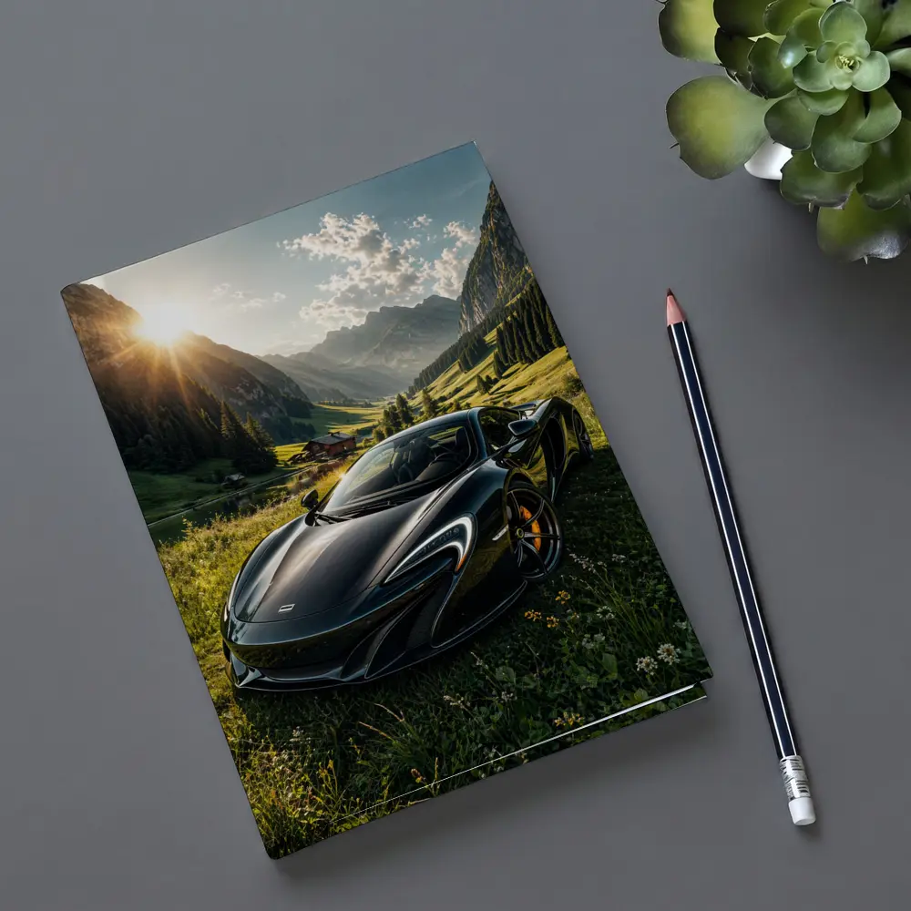 McLaren 570S Black Supercar Alpine Valley – Notebooks