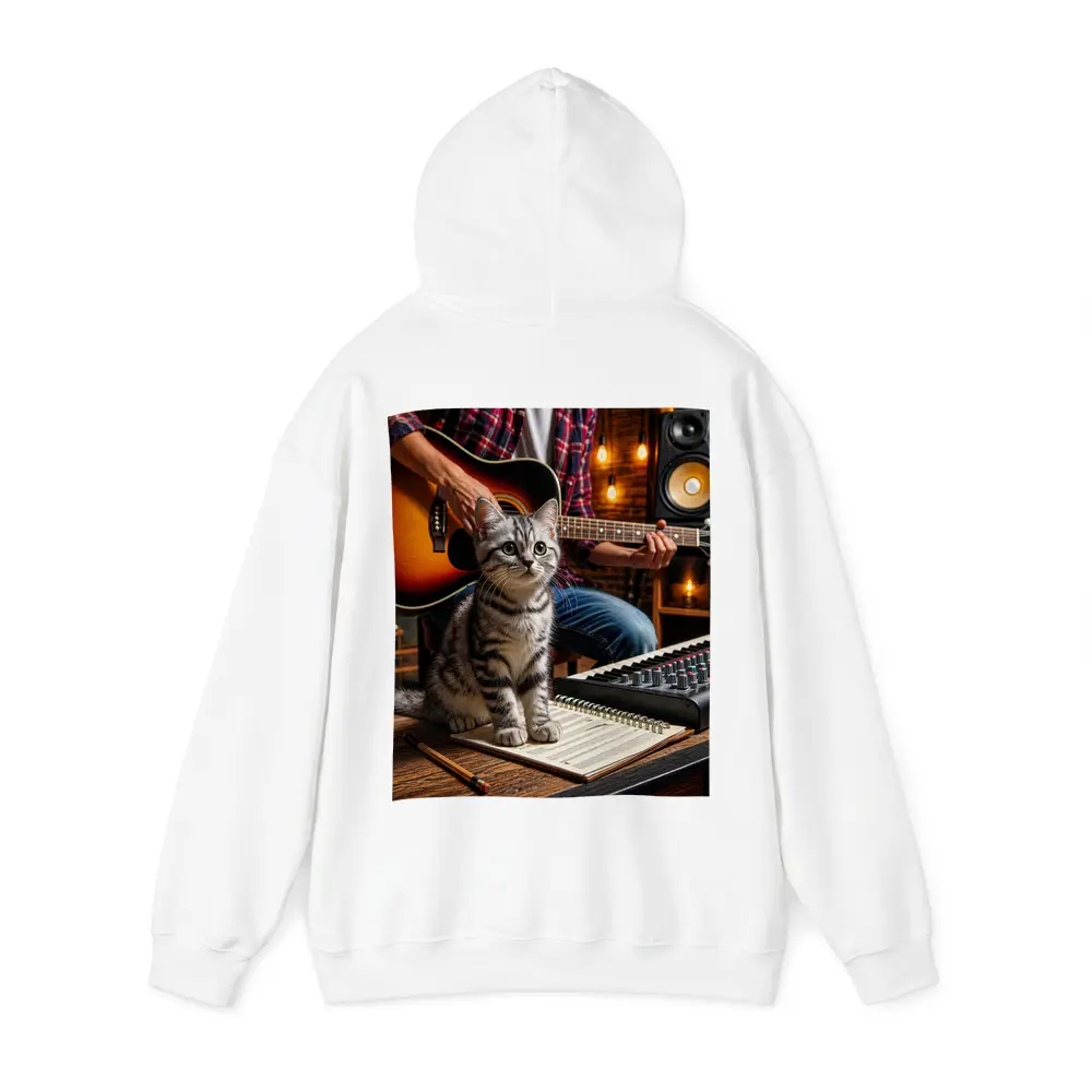 American Shorthair Kitten Music Studio Scene – Hoodies