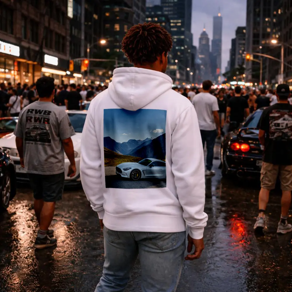 Mercedes AMG GT Coupe Alpine Mountains – Hoodies