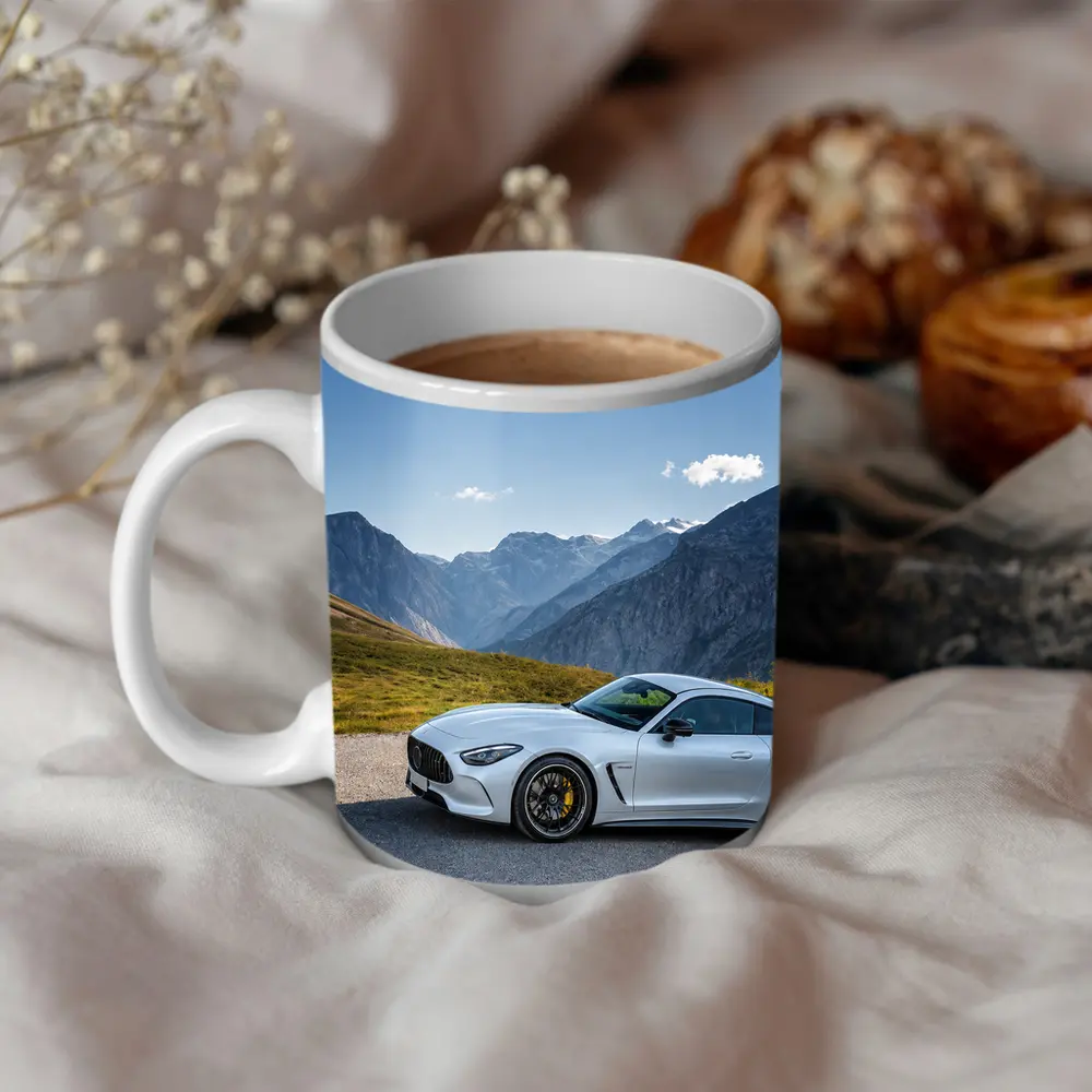 Mercedes AMG GT Coupe Alpine Mountains – Mugs