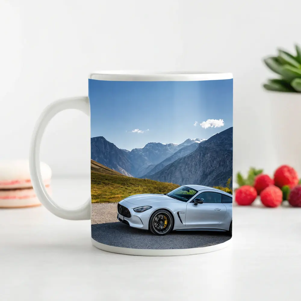 Mercedes AMG GT Coupe Alpine Mountains – Mugs