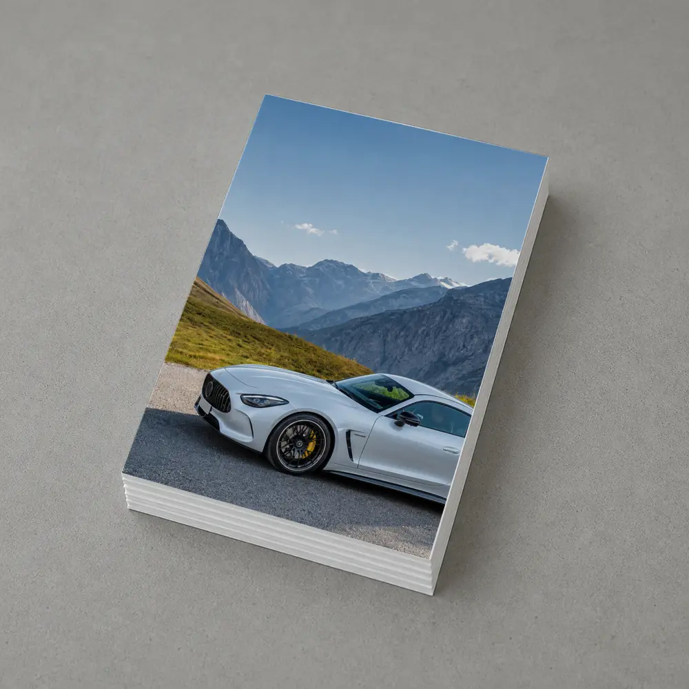 Mercedes AMG GT Coupe Alpine Mountains – Postcards