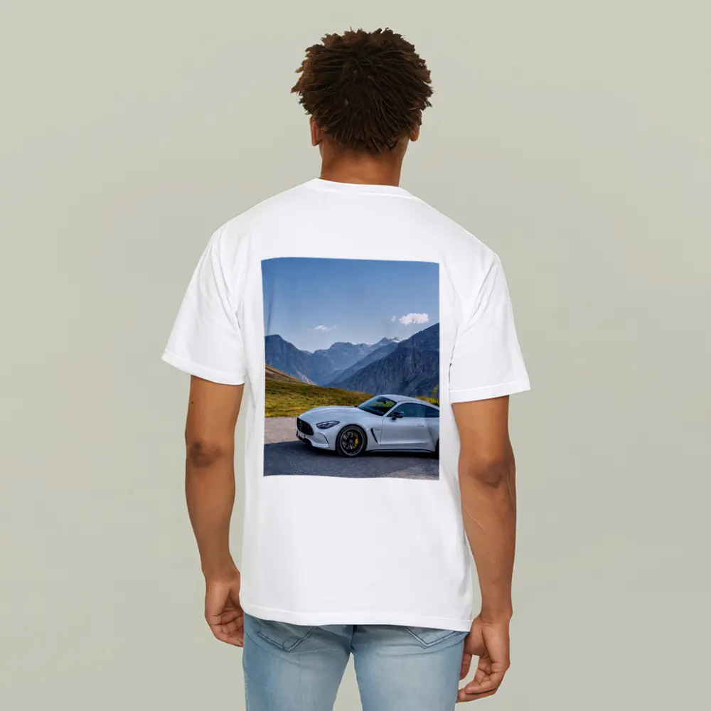 Mercedes AMG GT Coupe Alpine Mountains – T-Shirts