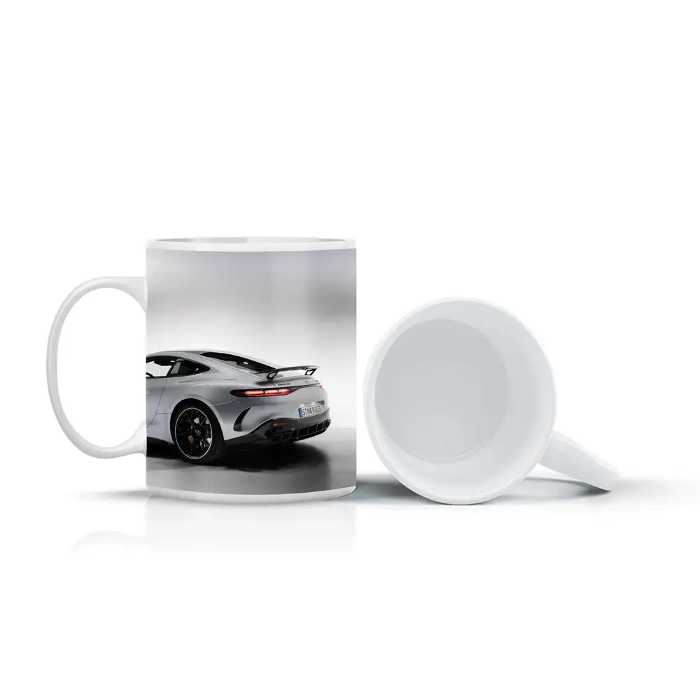 Mercedes AMG GT Silver Studio Shot – Mugs