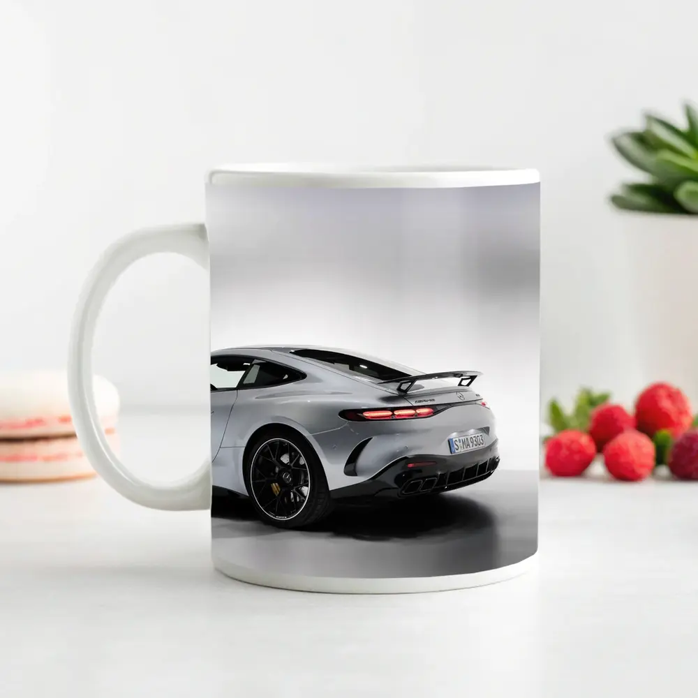 Mercedes AMG GT Silver Studio Shot – Mugs