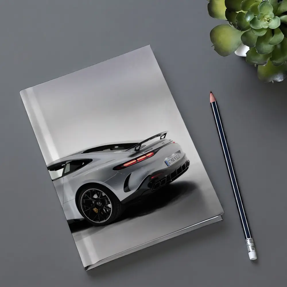 Mercedes AMG GT Silver Studio Shot – Notebooks