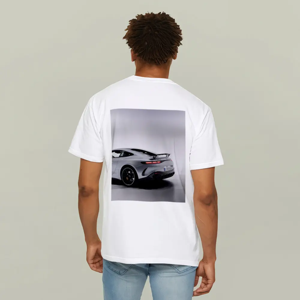 Mercedes AMG GT Silver Studio Shot – T-Shirts