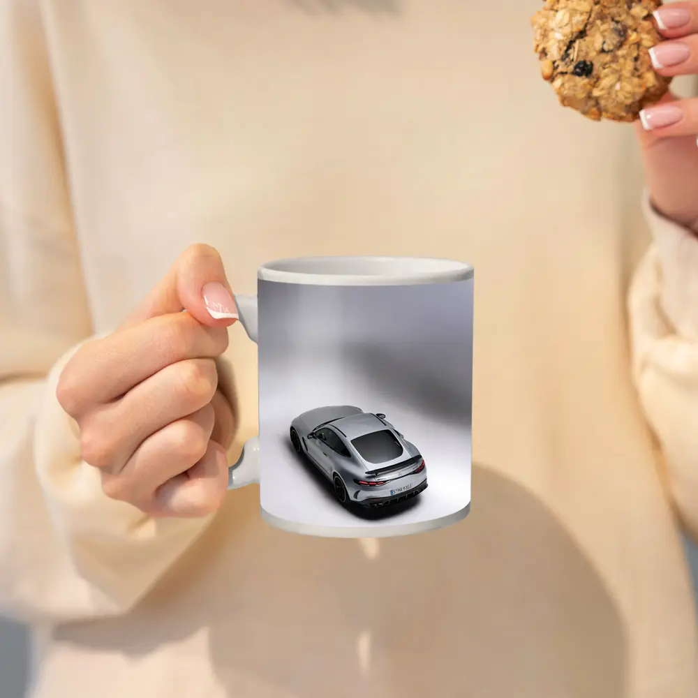 Mercedes AMG GT Silver Studio Shot – Mugs
