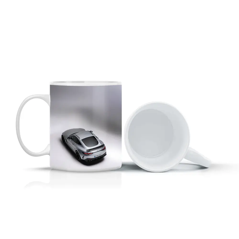 Mercedes AMG GT Silver Studio Shot – Mugs
