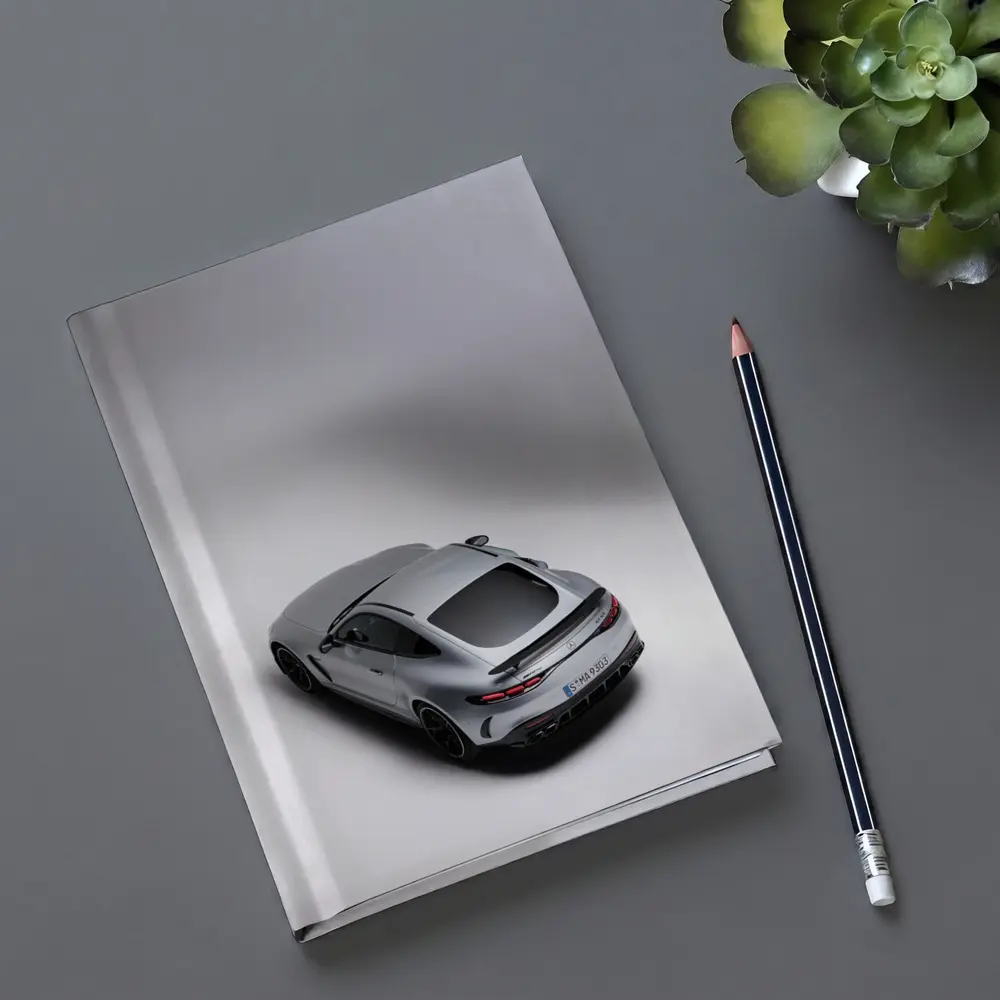 Mercedes AMG GT Silver Studio Shot – Notebooks