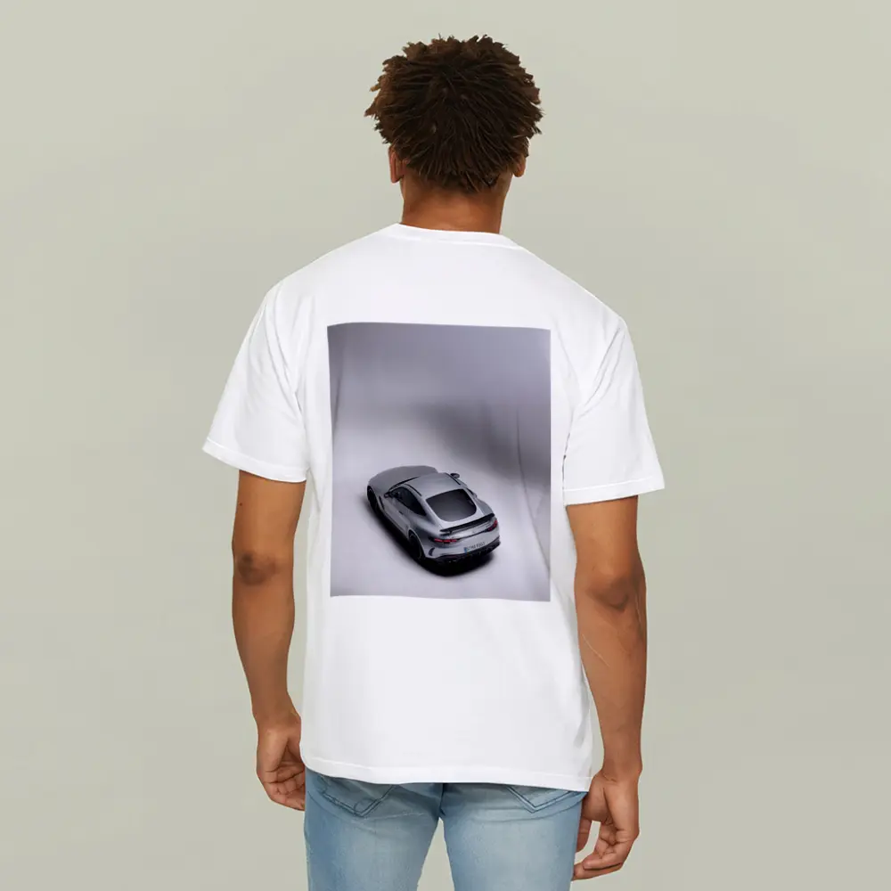 Mercedes AMG GT Silver Studio Shot – T-Shirts