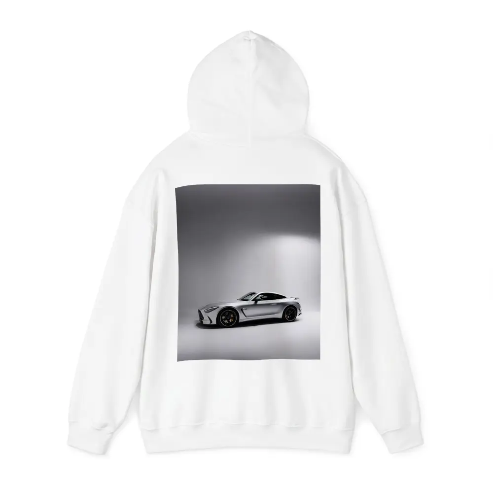 Mercedes AMG GT Silver Studio Shot – Hoodies