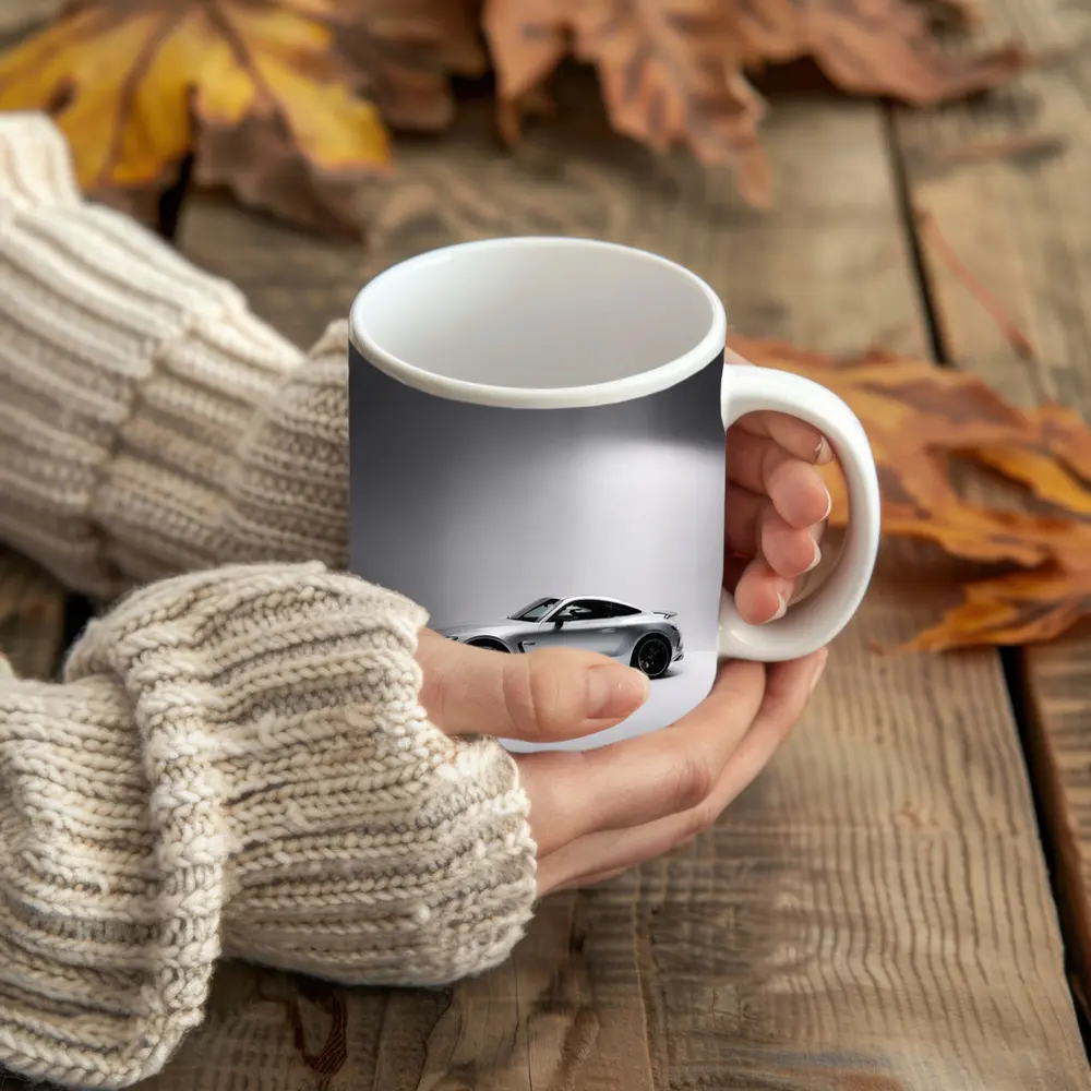 Mercedes AMG GT Silver Studio Shot – Mugs