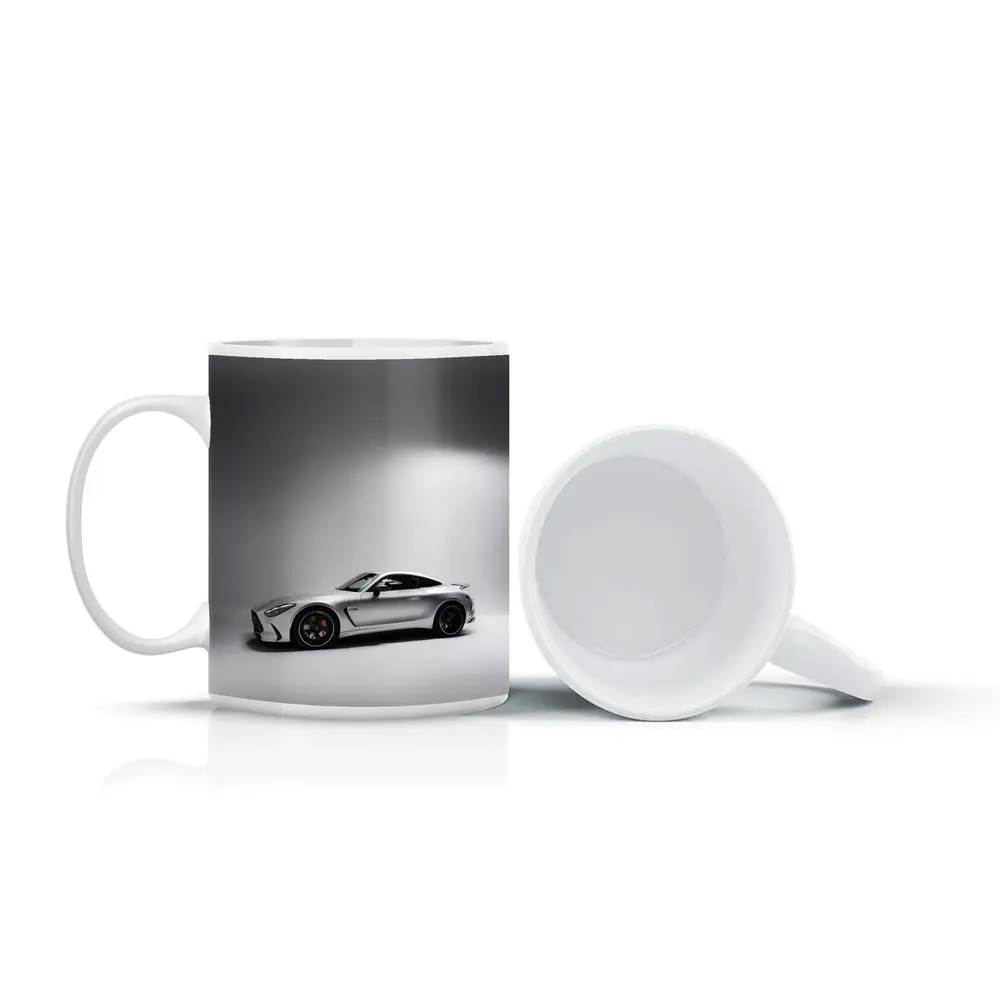 Mercedes AMG GT Silver Studio Shot – Mugs