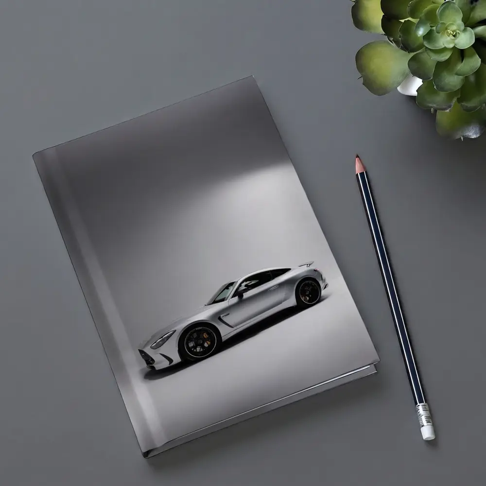 Mercedes AMG GT Silver Studio Shot – Notebooks