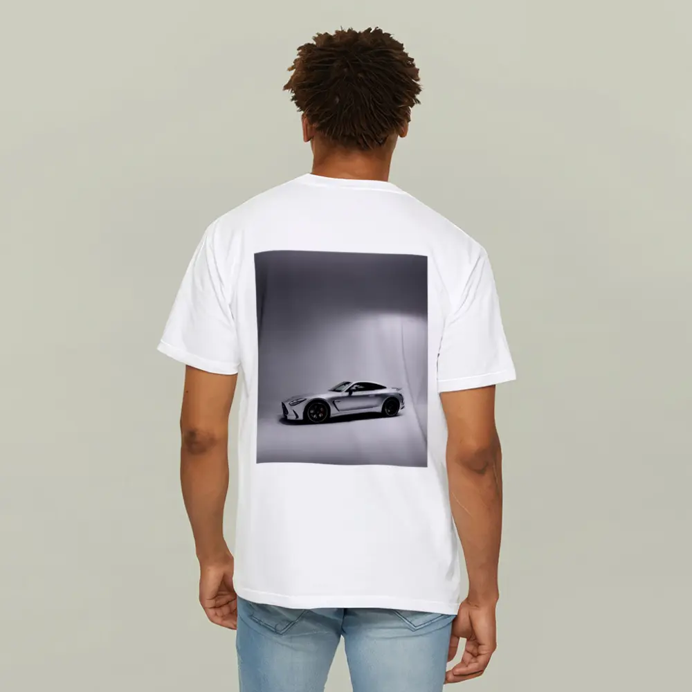 Mercedes AMG GT Silver Studio Shot – T-Shirts