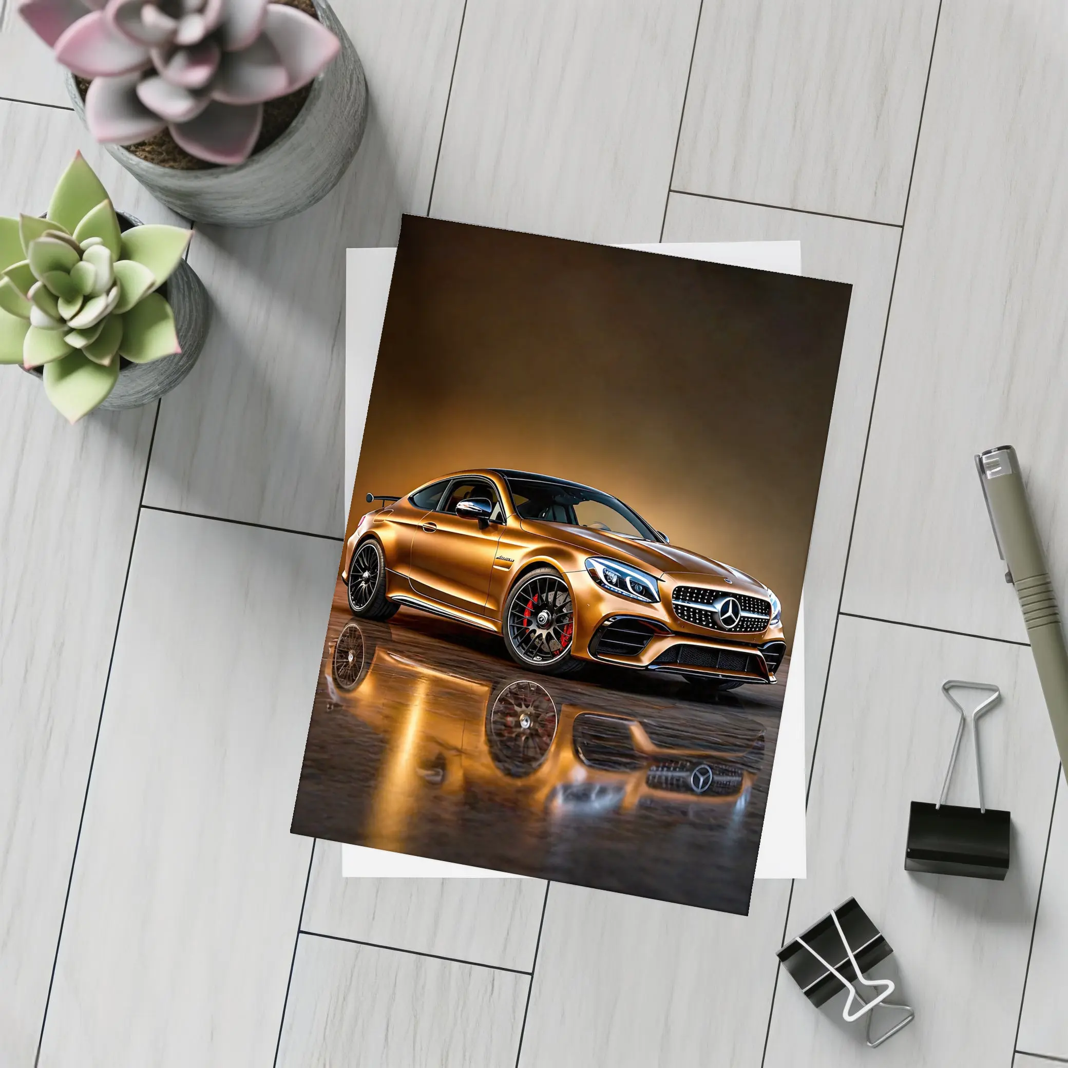 Mercedes AMG C63 Coupe Dark Studio – Postcards