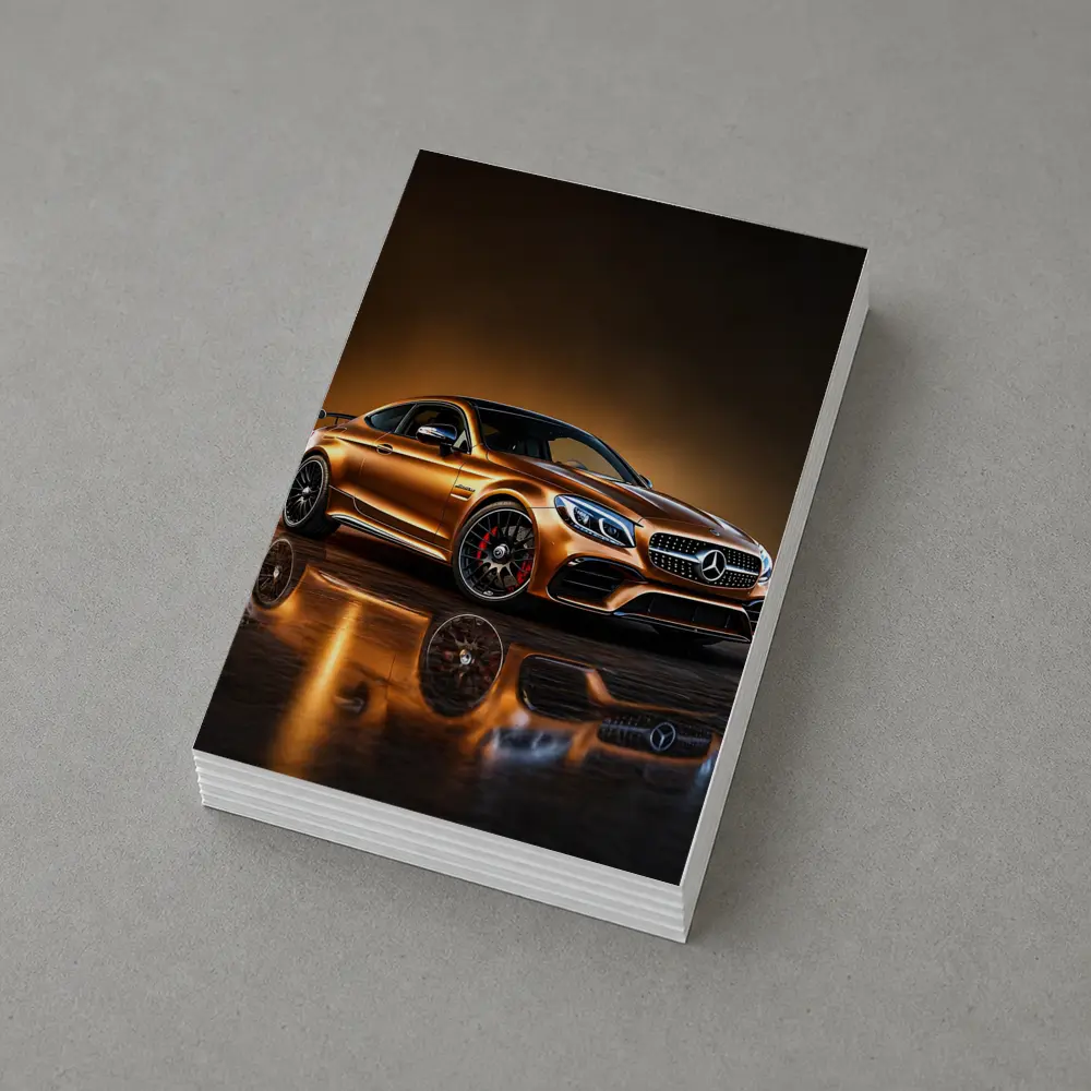 Mercedes AMG C63 Coupe Dark Studio – Postcards