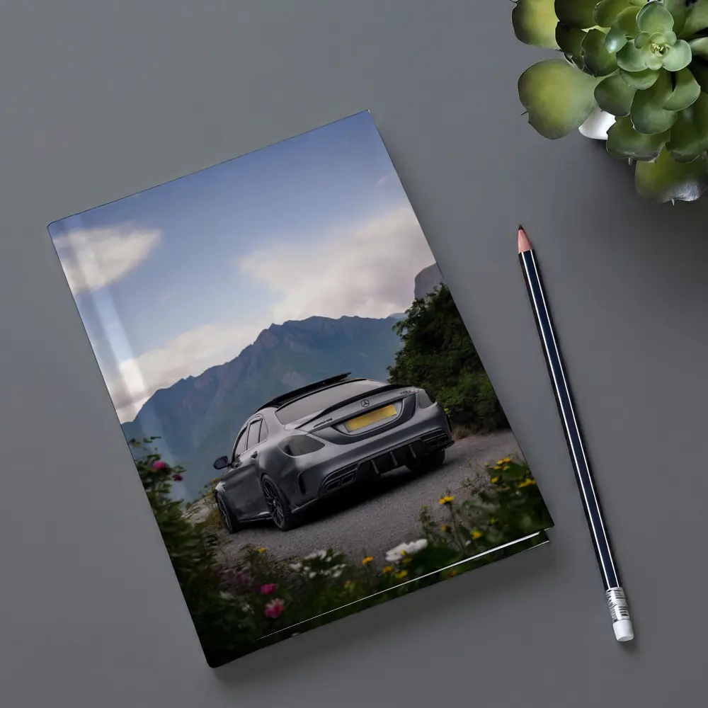 Mercedes AMG C63 Mountain Road Matte Gray – Notebooks