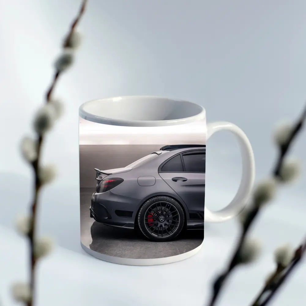 Mercedes AMG C63 Gray Studio Garage – Mugs