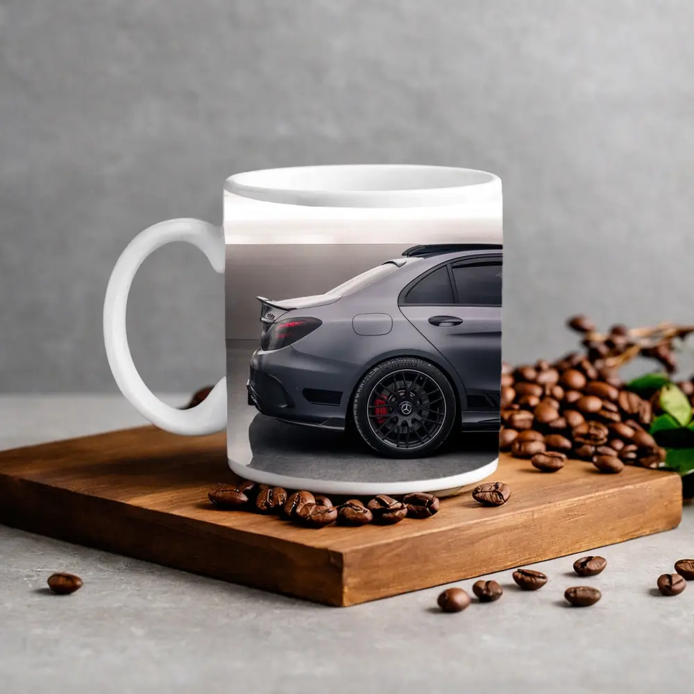 Mercedes AMG C63 Gray Studio Garage – Mugs