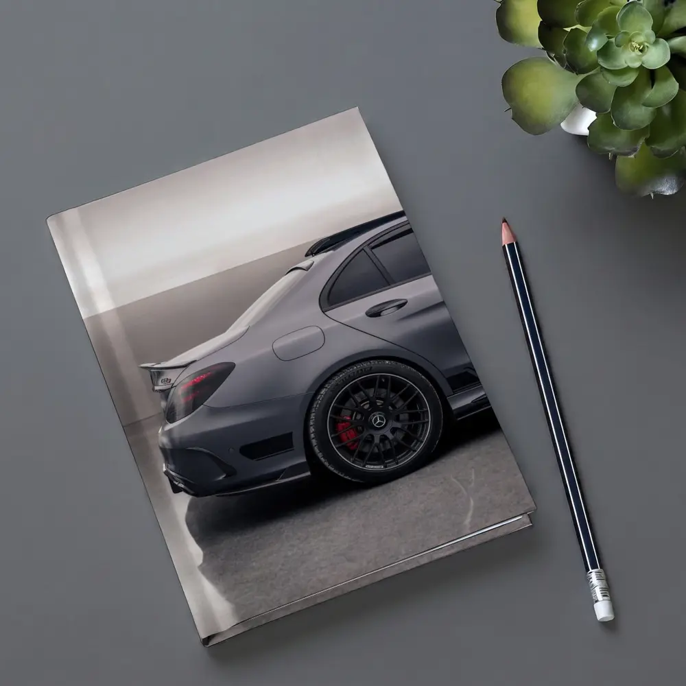 Mercedes AMG C63 Gray Studio Garage – Notebooks