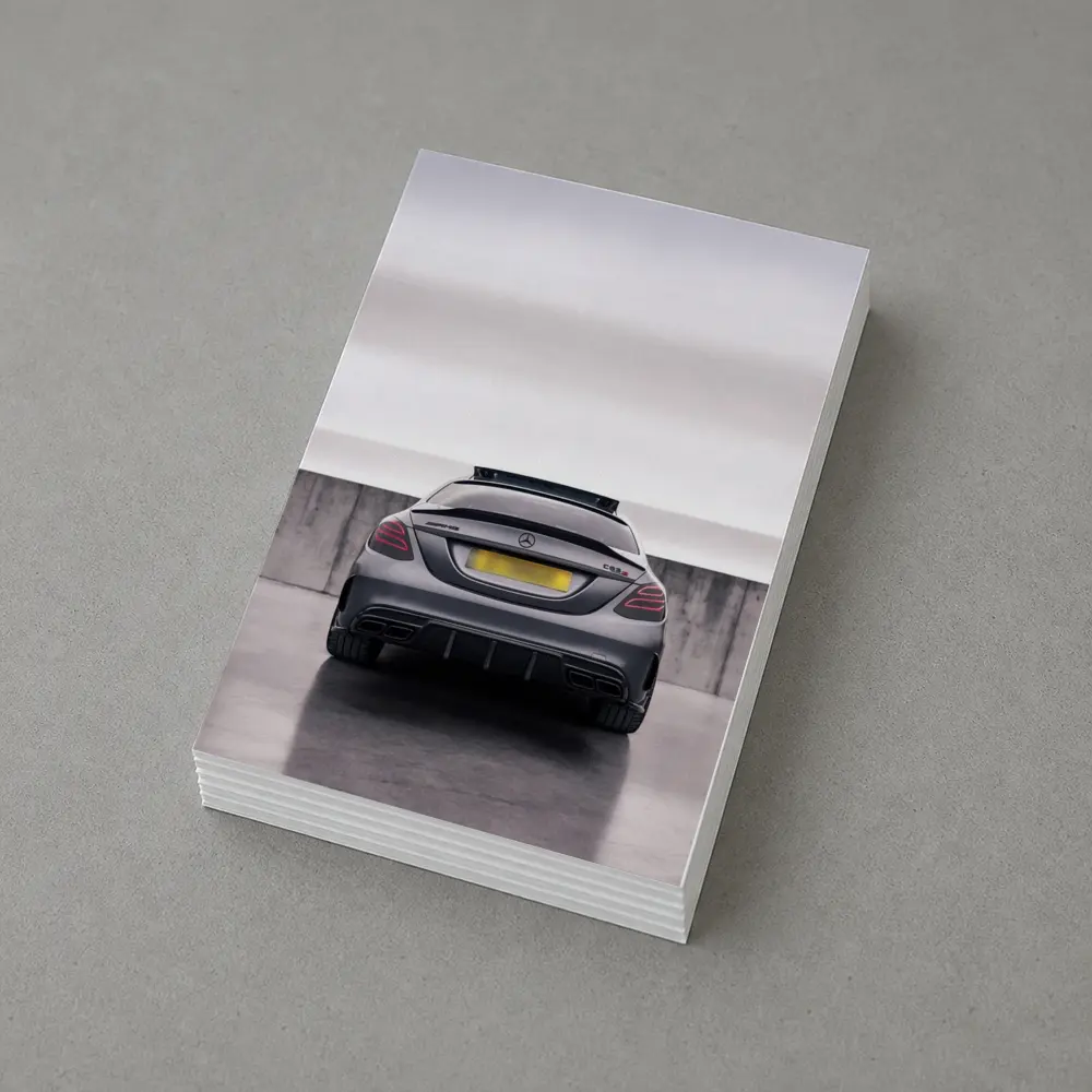 Mercedes AMG C63 Rear Underground Parking – Postcards