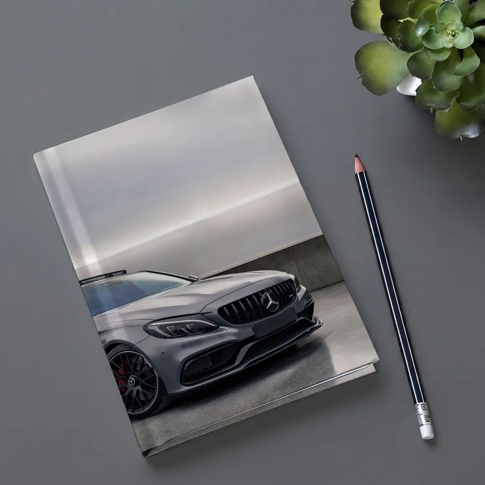 Mercedes AMG C63 Gray Underground Parking Front – Notebooks