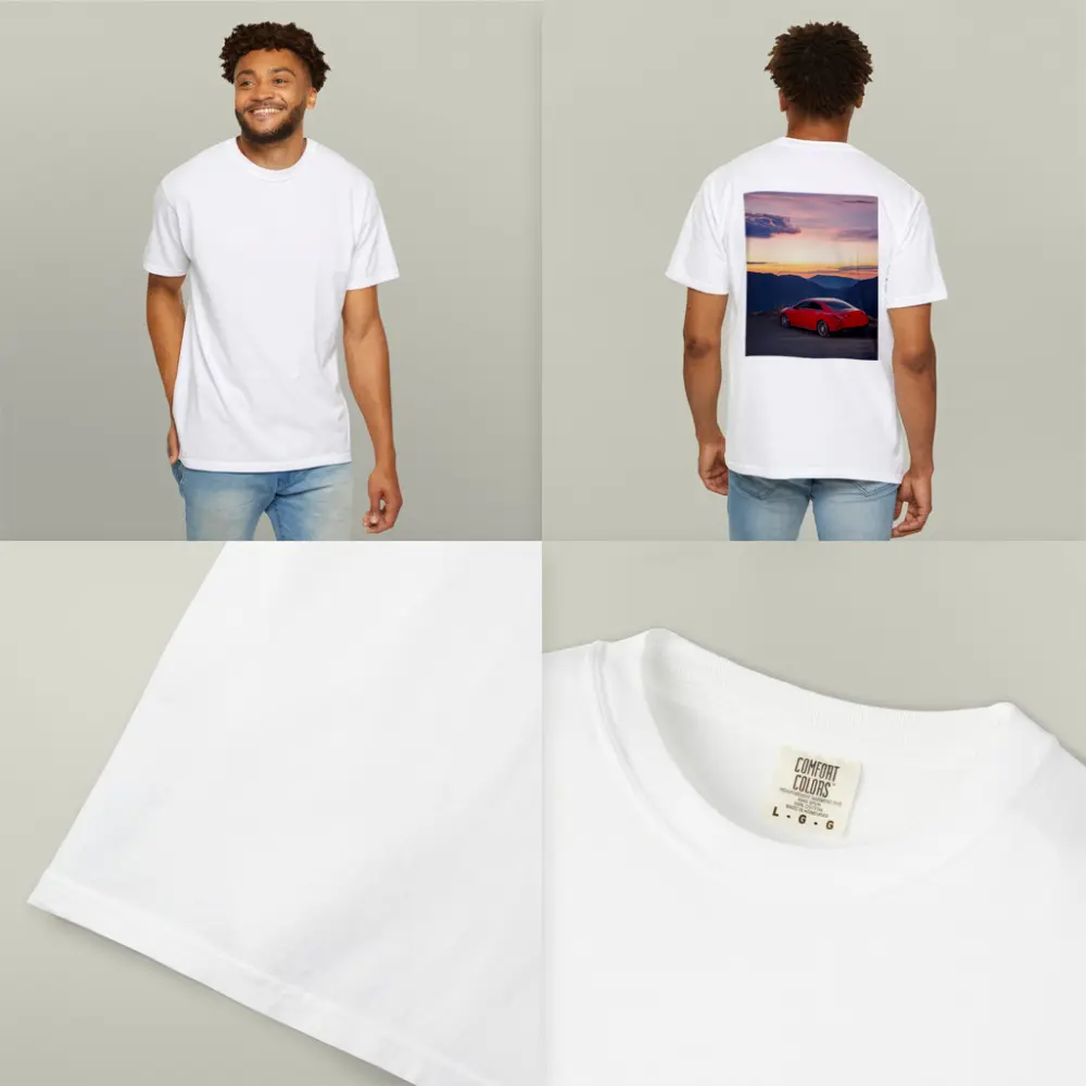 Mercedes AMG CLA Red Mountain Sunset View – T-Shirts