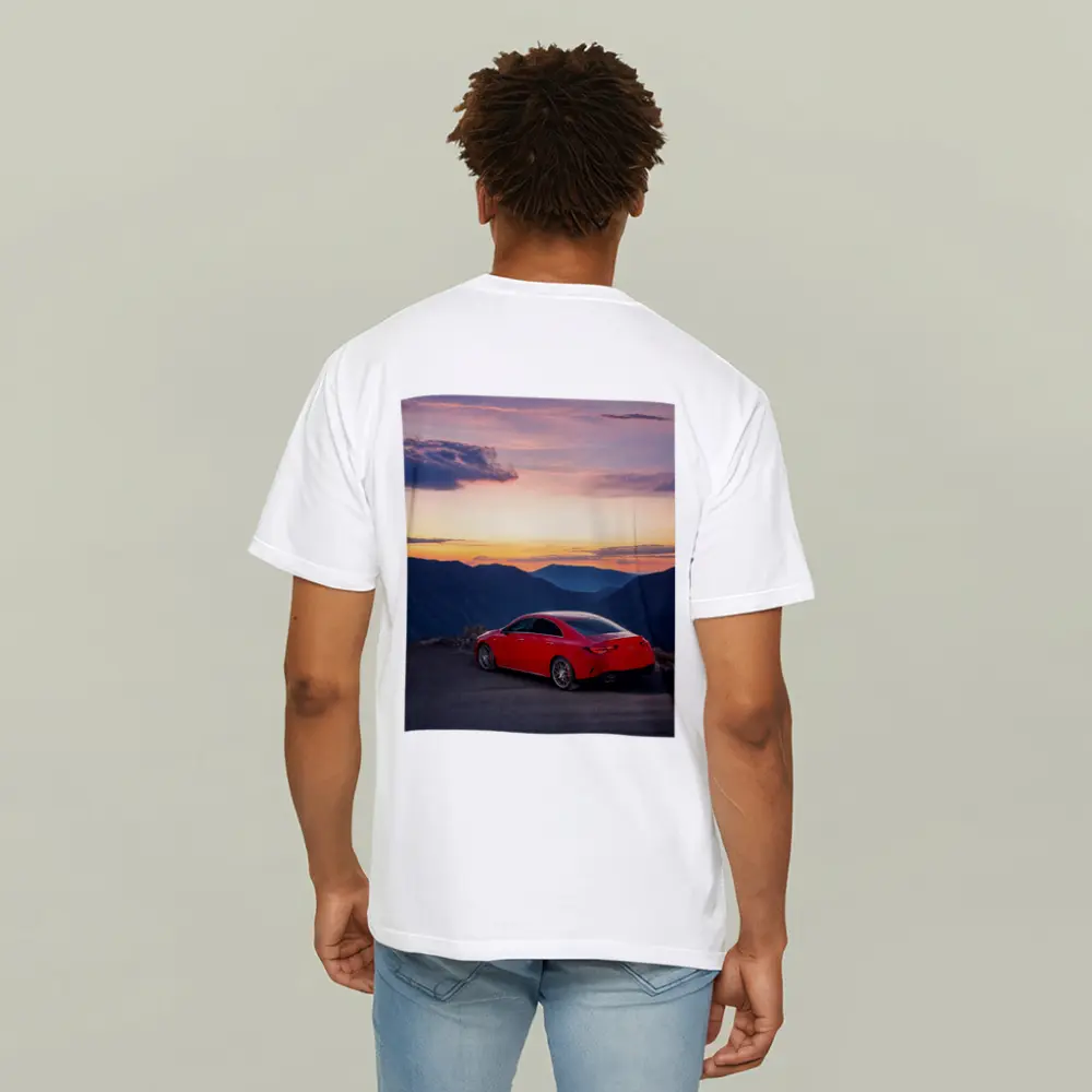 Mercedes AMG CLA Red Mountain Sunset View – T-Shirts