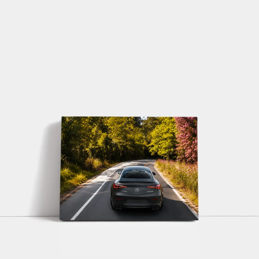Mercedes AMG CLE 53 Coupe Forest Road – Wall Art