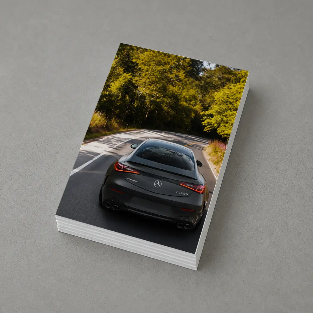 Mercedes AMG CLE 53 Coupe Forest Road – Postcards