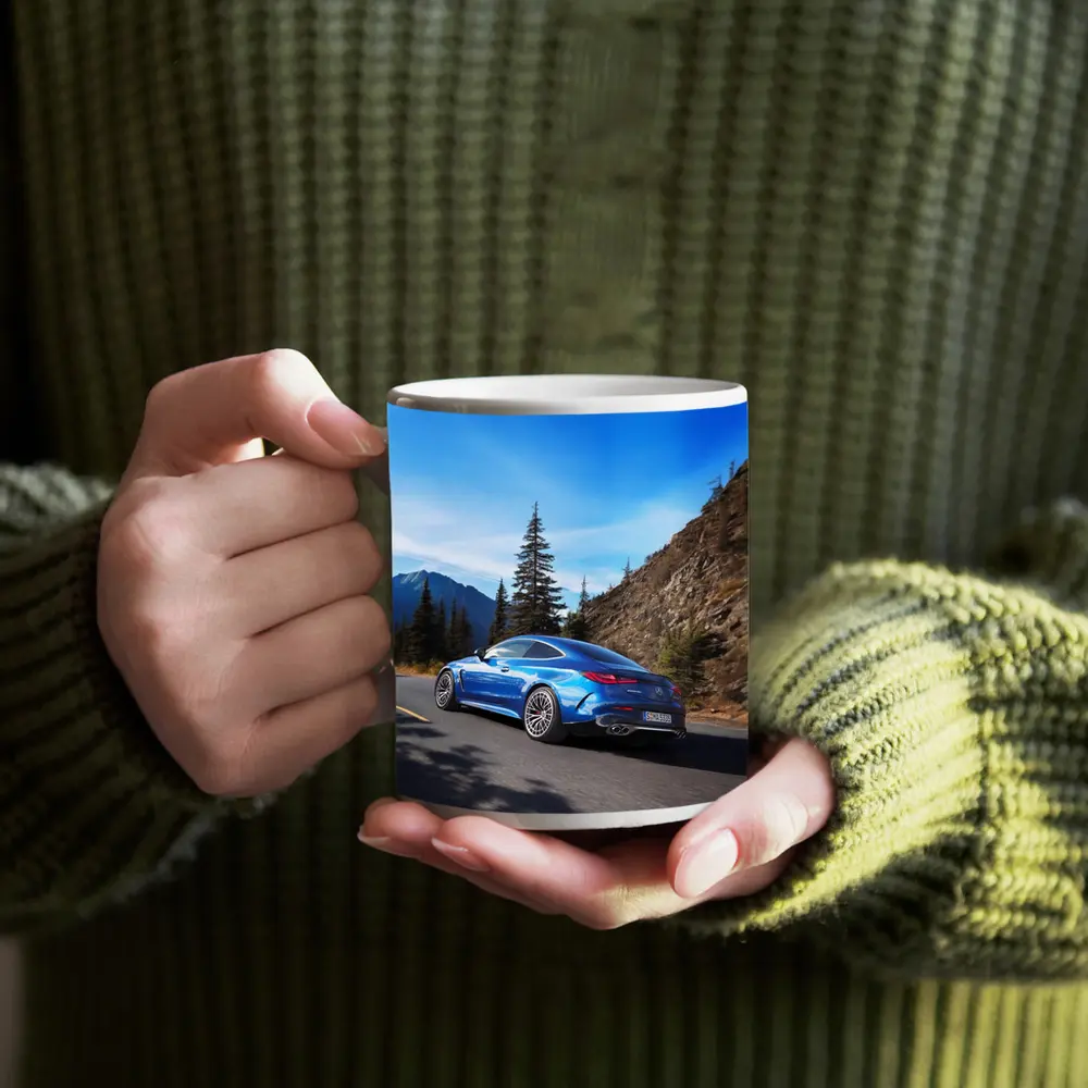 Mercedes AMG CLE 53 Mountain Road Blue – Mugs