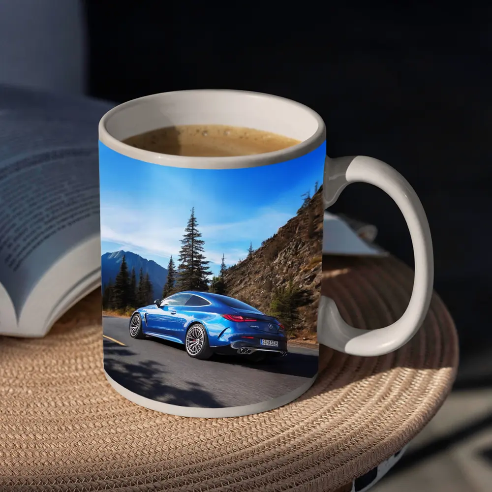 Mercedes AMG CLE 53 Mountain Road Blue – Mugs