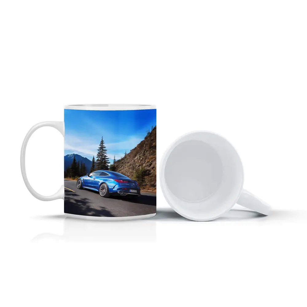 Mercedes AMG CLE 53 Mountain Road Blue – Mugs