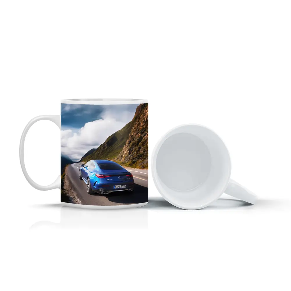 Mercedes AMG CLE 53 Mountain Road Blue – Mugs