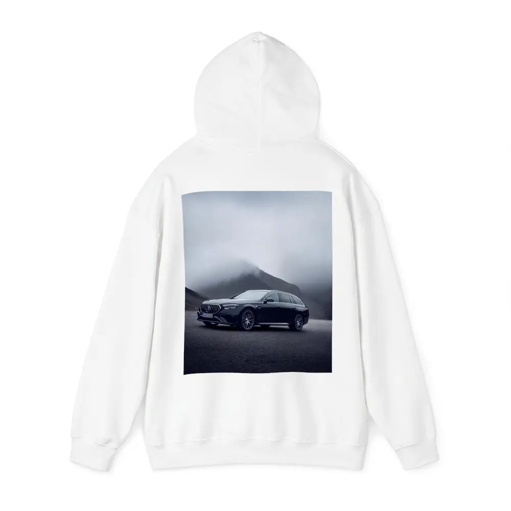Mercedes AMG E Class Wagon Foggy Mountains – Hoodies