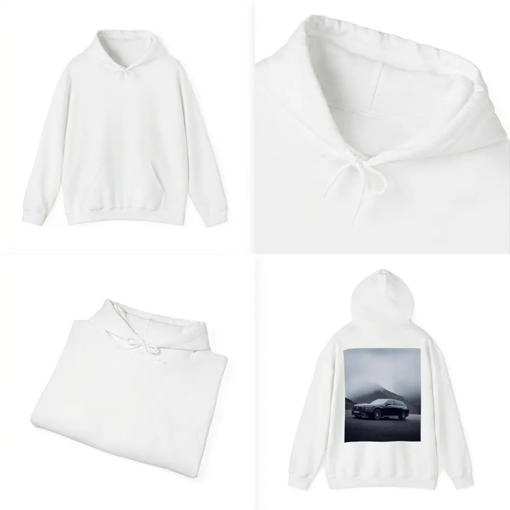 Mercedes AMG E Class Wagon Foggy Mountains – Hoodies