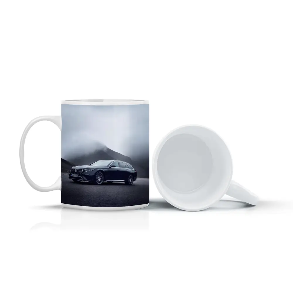 Mercedes AMG E Class Wagon Foggy Mountains – Mugs
