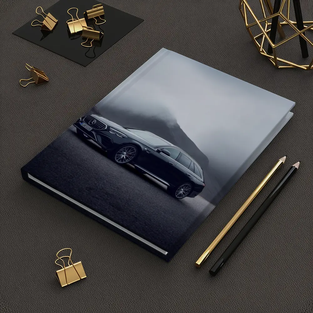 Mercedes AMG E Class Wagon Foggy Mountains – Notebooks