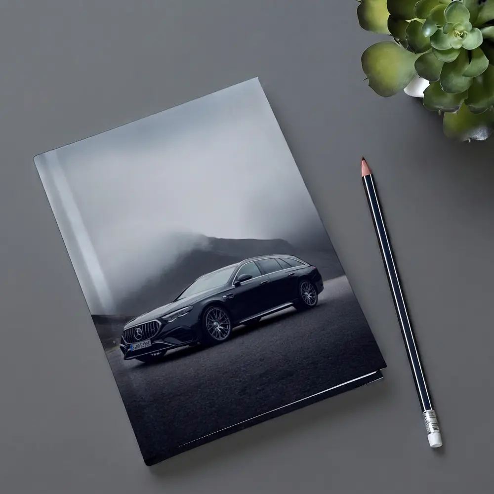 Mercedes AMG E Class Wagon Foggy Mountains – Notebooks